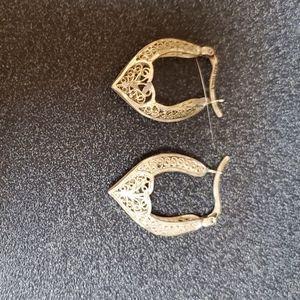 Vintage silver earrings.  Gift
